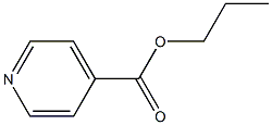 Isonicotinic acid propyl ester Struktur