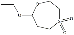 7-Ethoxy-1,4-oxathiepane 4,4-dioxide Struktur