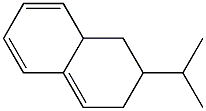 1,2,3,8a-Tetrahydro-2-isopropylnaphthalene Struktur