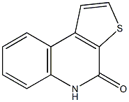 Thieno[2,3-c]quinolin-4(5H)-one Struktur