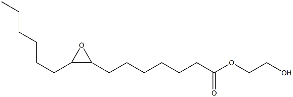 8,9-Epoxypentadecanoic acid 2-hydroxyethyl ester Struktur