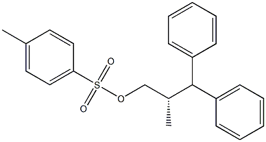 (+)-p-Toluenesulfonic acid (S)-2-methyl-3,3-diphenylpropyl ester Struktur