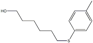 6-[(4-Methylphenyl)thio]-1-hexanol Struktur