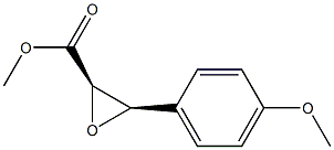 (2R,3R)-3-(4-Methoxyphenyl)oxirane-2-carboxylic acid methyl ester Struktur