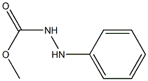 2-Phenylhydrazine-1-carboxylic acid methyl ester Struktur