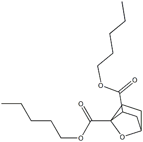 7-Oxabicyclo[2.2.1]heptane-1,2-dicarboxylic acid dipentyl ester Struktur