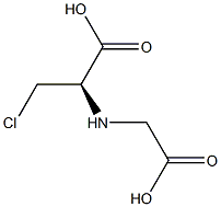 (+)-2-Chloromethyl[(R)-2,2'-iminodiacetic acid] Struktur