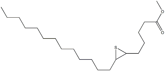 6,7-Epithioicosanoic acid methyl ester Struktur