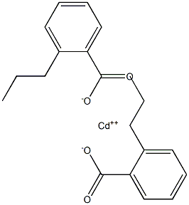 Bis(2-propylbenzoic acid)cadmium salt Struktur