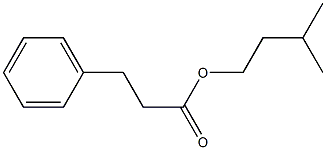 Hydrocinnamic acid isopentyl ester Struktur