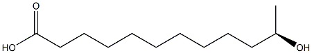 (R)-11-Hydroxydodecanoic acid Struktur