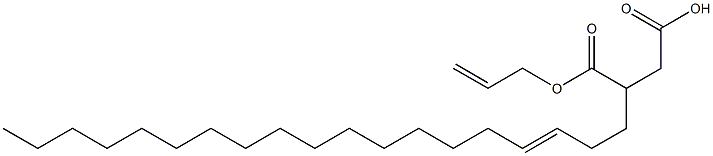 3-(3-Nonadecenyl)succinic acid 1-hydrogen 4-allyl ester Struktur