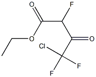 4-Chloro-2,4,4-trifluoro-3-oxobutyric acid ethyl ester Struktur