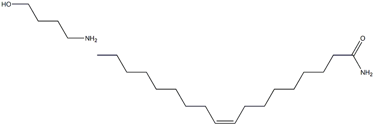 Butanolamine monooleic acid amide Struktur