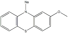 10-Sodio-2-methoxy-10H-phenothiazine Struktur