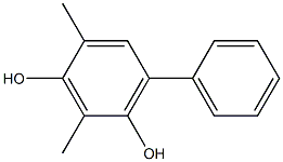 2,4-Dimethyl-6-phenylbenzene-1,3-diol Struktur