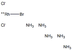 Bromopentamminerhodium(III) chloride Struktur