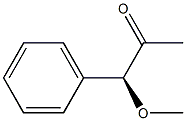 [S,(-)]-1-Methoxy-1-phenyl-2-propanone Struktur