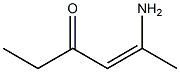 (Z)-5-Amino-4-hexen-3-one Struktur