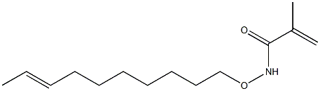 N-(8-Decenyloxy)methacrylamide Struktur