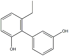 6-Ethyl-1,1'-biphenyl-2,3'-diol Struktur