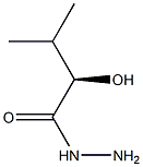 [R,(+)]-2-Hydroxy-3-methylbutyric acid hydrazide Struktur