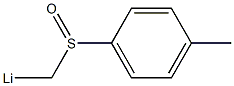 Lithiomethyl 4-methylphenyl sulfoxide Struktur