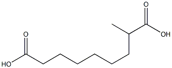 2-Methylnonanedioic acid Struktur