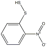 2-Nitrophenyl hydrodisulfide Struktur