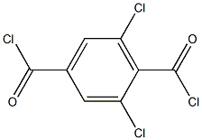 2,6-Dichloroterephthalic acid dichloride Struktur