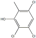 3,5,6-Trichloro-2-methylphenol Struktur