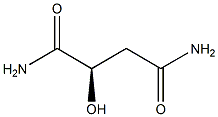 [R,(+)]-2-Hydroxysuccinamide Struktur