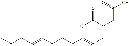 (2,7-Undecadienyl)succinic acid Struktur