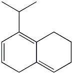 1,2,3,5-Tetrahydro-8-isopropylnaphthalene Struktur