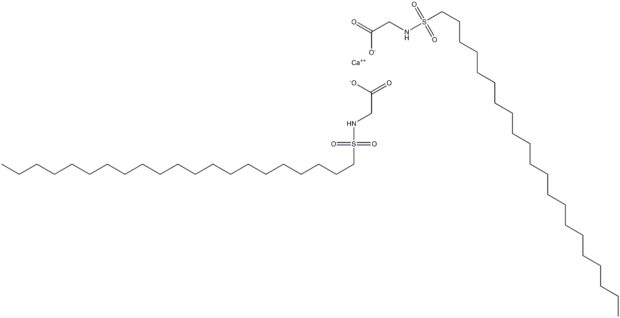 Bis(N-henicosylsulfonylglycine)calcium salt Struktur