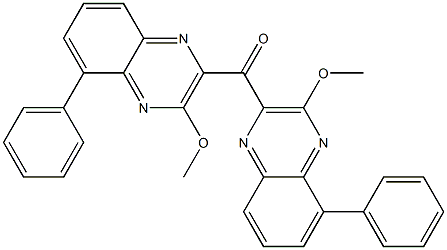 Phenyl(3-methoxyquinoxalin-2-yl) ketone Struktur