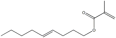 Methacrylic acid (4-nonenyl) ester Struktur