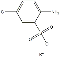 2-Amino-5-chlorobenzenesulfonic acid potassium salt Struktur