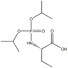 (2S)-2-(Diisopropoxyphosphinylamino)butyric acid Struktur