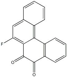 7-Fluorobenzo[c]phenanthrene-5,6-dione Struktur