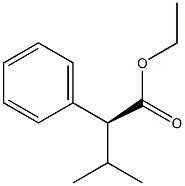 [S,(+)]-3-Methyl-2-phenylbutyric acid ethyl ester Struktur