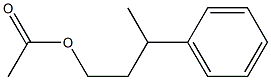 Acetic acid 3-phenylbutyl ester Struktur