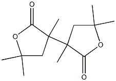 3,3'-Bi[3,5,5-trimethyl-4,5-dihydro-2(3H)-furanone] Struktur