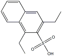 1,3-Diethyl-2-naphthalenesulfonic acid Struktur