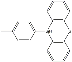 10-(4-Methylphenyl)-10H-phenothiasilin Struktur