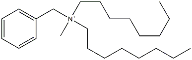 N-Methyl-N,N-dioctylbenzenemethanaminium Struktur