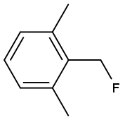 Fluoro(2,6-dimethylphenyl)methane Struktur