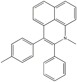 1-Methyl-2-phenyl-3-(p-tolyl)-1H-benzo[de]quinoline Struktur