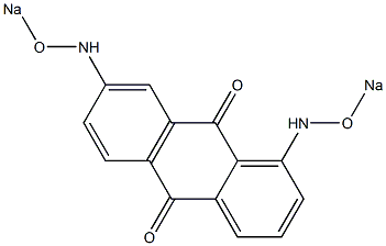 1,7-Bis(sodiooxyamino)anthraquinone Struktur