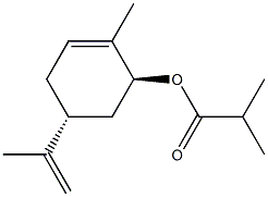 trans-L-Carvyl isobutyrate Struktur